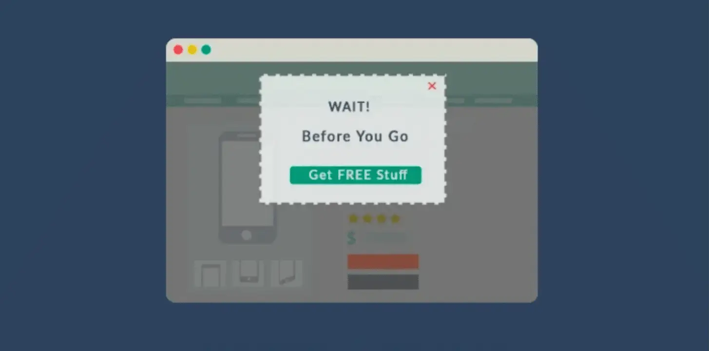 exit intent popup come funzionano