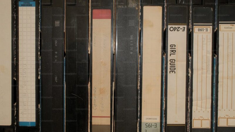 A row of binders sitting next to each other