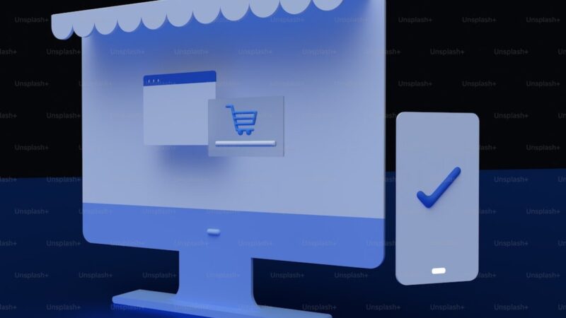 a computer screen with a check mark on it