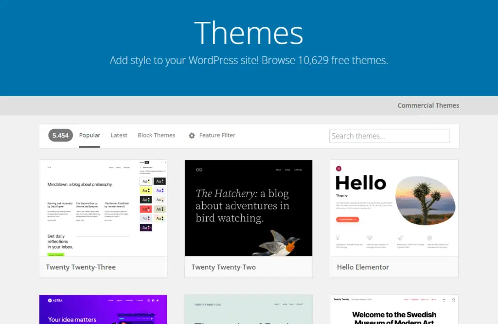 thèmes wordpress que choisir