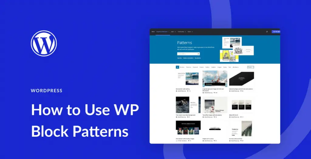 WordPress Pattern Guide