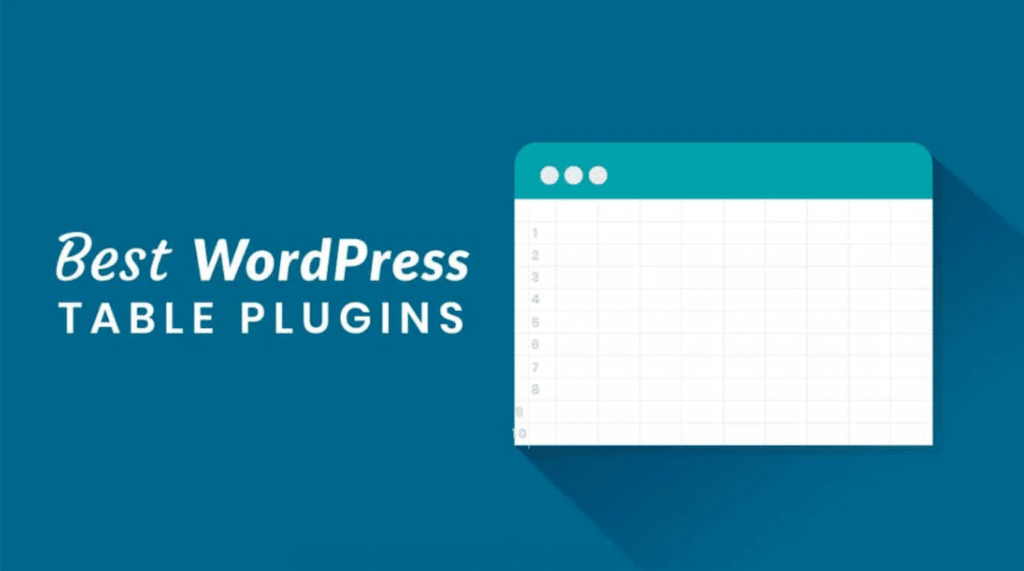 i migliori plugin per tabelle di WordPress
