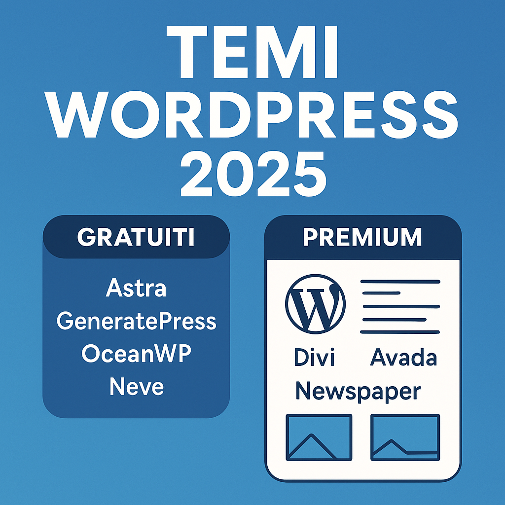 temi wordpress 2025 guida completa ai migliori temi per ogni esigenza